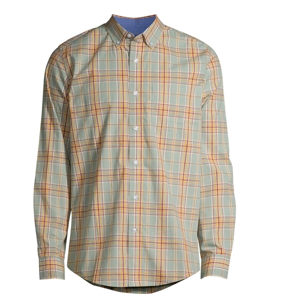 New George Men's Long Sleeve Stretch Shirt